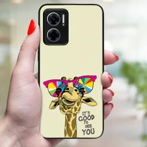 MY ART Ochranný kryt pre Xiaomi Redmi 10 5G GIRAFFE (180)