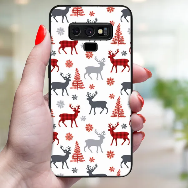 MY ART Obal s vianočným dizajnom Samsung Galaxy Note 9 DEER (068)
