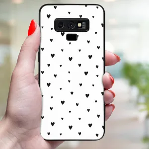 MY ART Ochranný obal pre Samsung Galaxy Note 9 BLACK HEARTS (167)