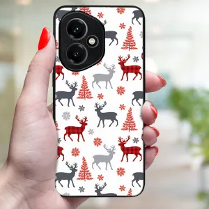 MY ART Kryt s vianočným dizajnom Honor 400 5G DEER (068)
