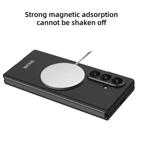 GKK MAGSAFE Ochranný kryt so zabudovaným sklom Samsung Galaxy Z Fold7 5G BLACK