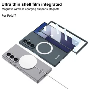 GKK MAGSAFE Ochranný kryt so zabudovaným sklom Samsung Galaxy Z Fold7 5G BLACK