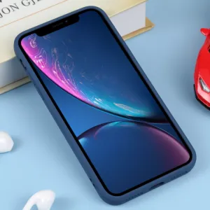 RUBBER MAGSAFE Silikónový kryt pre Apple iPhone XR tmavomodrý