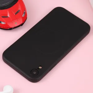 RUBBER MAGSAFE Silikónový kryt pre Apple iPhone XR čierny