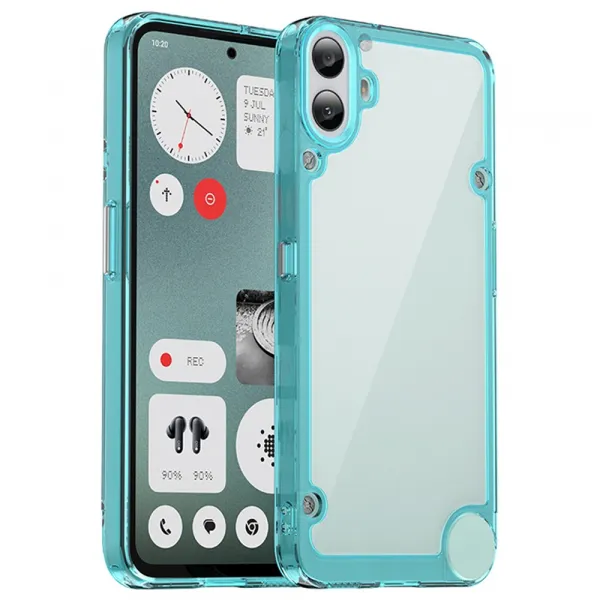 CRYSTAL Ochranný kryt pre CMF Phone 1 tyrkysový