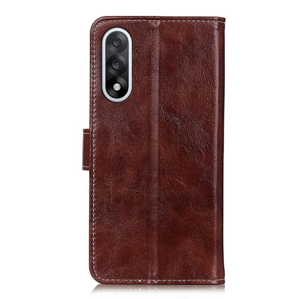 RETRO Peňaženkový obal OnePlus Nord 5 5G hnedý
