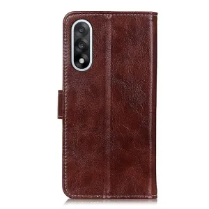 RETRO Peňaženkový obal OnePlus Nord 5 5G hnedý