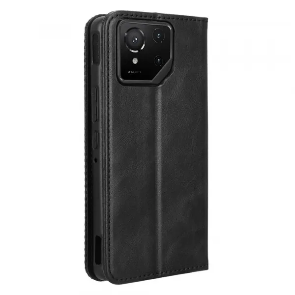 BUSINESS Peňaženkové puzdro pre Asus ROG Phone 9 / ROG Phone 9 Pro čierne