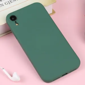 RUBBER MAGSAFE Silikónový kryt pre Apple iPhone XR tmavozelený