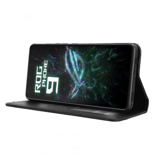 BUSINESS Peňaženkové puzdro pre Asus ROG Phone 9 / ROG Phone 9 Pro čierne