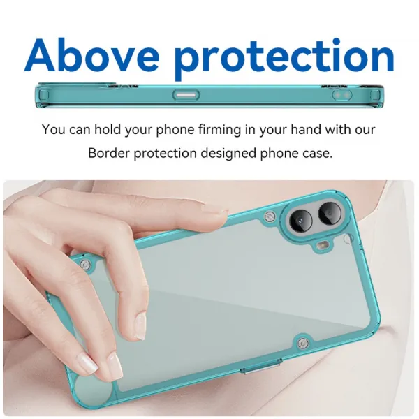 CRYSTAL Ochranný kryt pre CMF Phone 1 tyrkysový