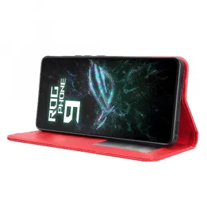 BUSINESS Peňaženkové puzdro pre Asus ROG Phone 9 / ROG Phone 9 Pro červené