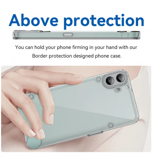 CRYSTAL Ochranný kryt pre CMF Phone 1 priehľadný