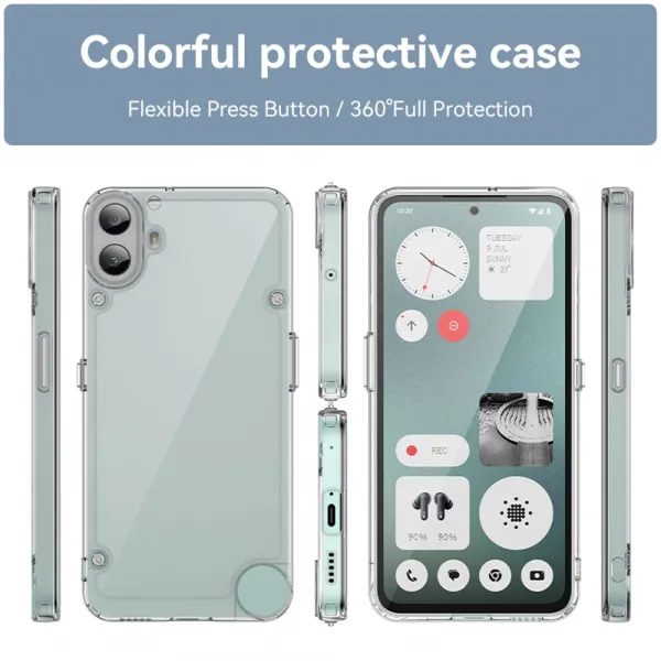 CRYSTAL Ochranný kryt pre CMF Phone 1 priehľadný