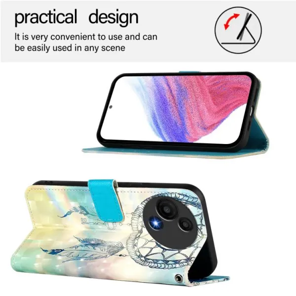 ART Peňaženkový kryt pre TCL 605 / TCL 60 SE WIND CHIMES