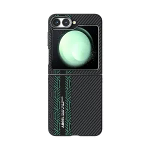 ABEEL RELIEF Ochranný obal pre Samsung Galaxy Z Flip7 FE 5G / Flip6 5G BLACK-GREEN