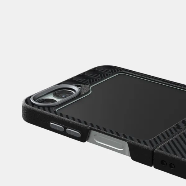 ABEEL RELIEF Ochranný obal pre Samsung Galaxy Z Flip7 FE 5G / Flip6 5G BLACK