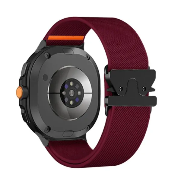NEXUS Nylonový remienok pre Samsung Galaxy Watch8 / Watch8 Classic bordový