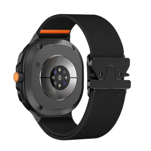 NEXUS Nylonový remienok pre Samsung Galaxy Watch8 / Watch8 Classic čierny
