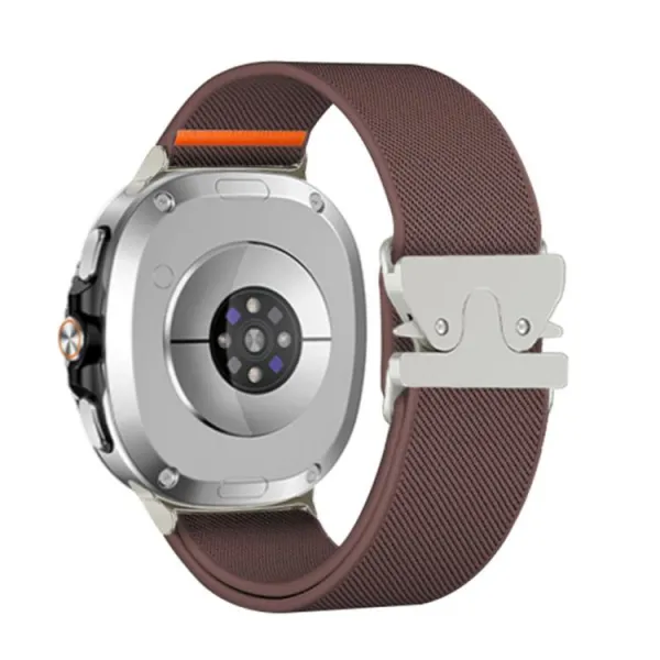 NEXUS Nylonový remienok pre Samsung Galaxy Watch8 / Watch8 Classic tmavofialový