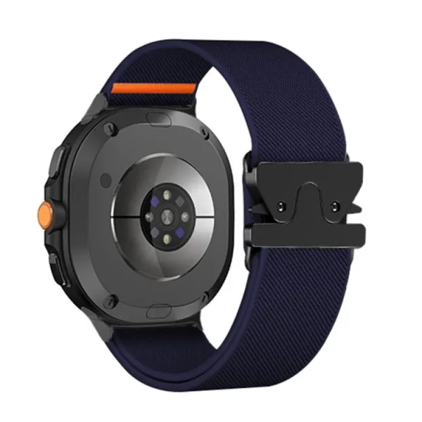NEXUS Nylonový remienok pre Samsung Galaxy Watch8 / Watch8 Classic tmavomodrý
