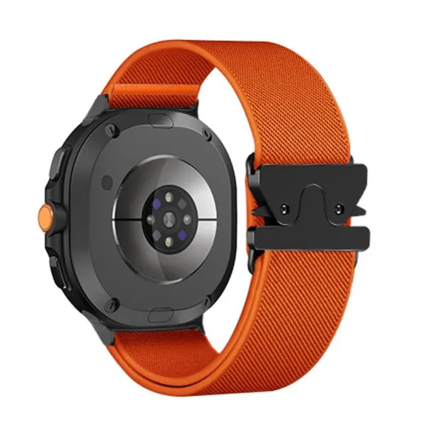 NEXUS Nylonový remienok pre Samsung Galaxy Watch8 / Watch8 Classic oranžový