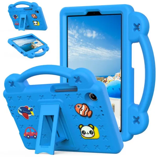 FANY Detský obal na tablet pre Lenovo Tab One / Lenovo Tab K9 svetlomodrý