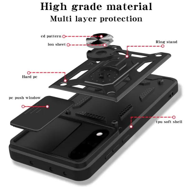 RING CAMERA Kryt s držiakom pre OnePlus Nord 5 5G modrý
