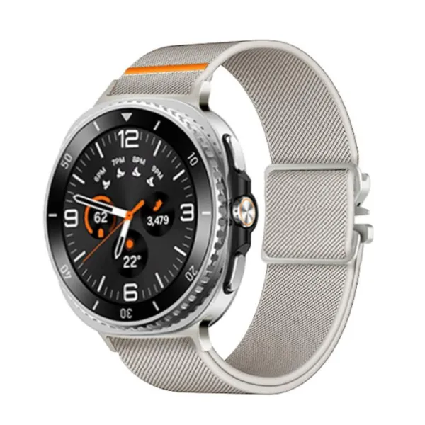 NEXUS Nylonový remienok pre Samsung Galaxy Watch8 / Watch8 Classic STARLIGHT