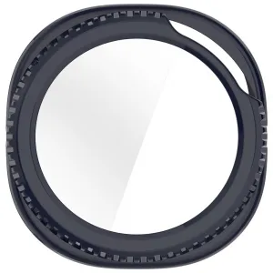 PC FULL COVER Plastový kryt so sklom pre Samsung Galaxy Watch8 Classic 46mm modrý