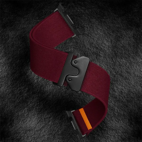 NEXUS Nylonový remienok pre Samsung Galaxy Watch8 / Watch8 Classic bordový