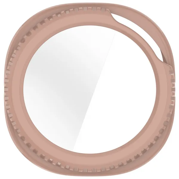 PC FULL COVER Plastový kryt so sklom pre Samsung Galaxy Watch8 Classic 46mm staroružový