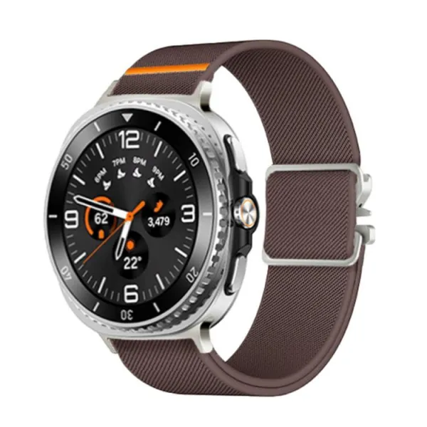 NEXUS Nylonový remienok pre Samsung Galaxy Watch8 / Watch8 Classic tmavofialový