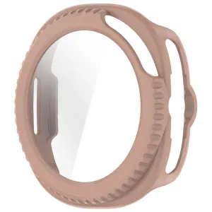 PC FULL COVER Plastový kryt so sklom pre Samsung Galaxy Watch8 Classic 46mm staroružový