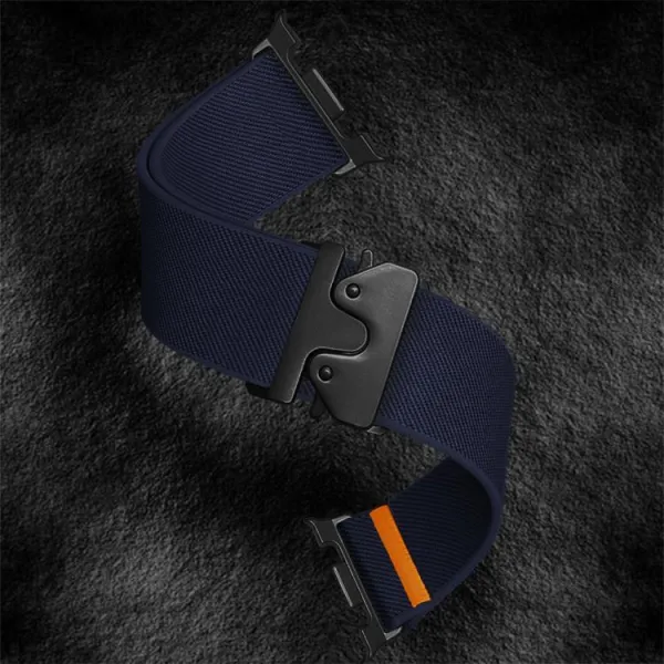 NEXUS Nylonový remienok pre Samsung Galaxy Watch8 / Watch8 Classic tmavomodrý