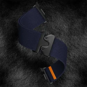 NEXUS Nylonový remienok pre Samsung Galaxy Watch8 / Watch8 Classic tmavomodrý