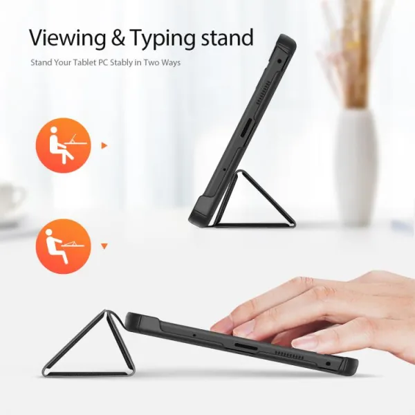 DUX DOMO Zaklápací obal pre Lenovo Tab One / Lenovo Tab K9 čierny