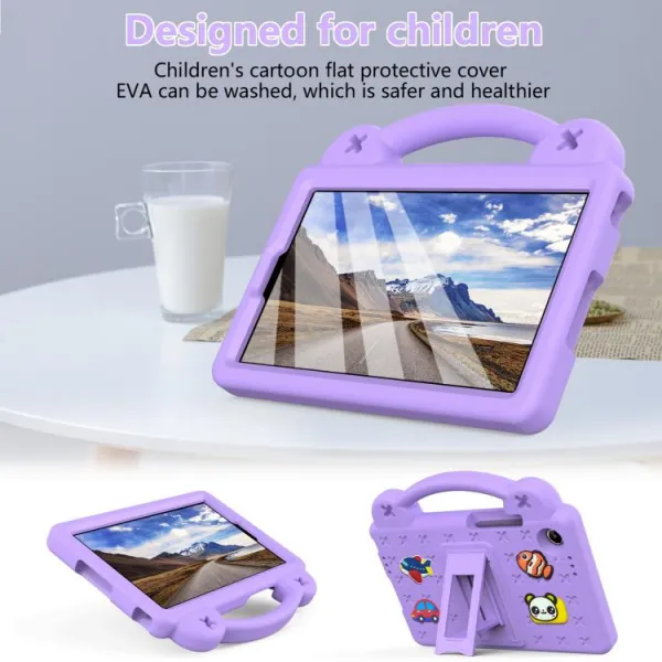FANY Detský obal na tablet pre Lenovo Tab One / Lenovo Tab K9 fialový
