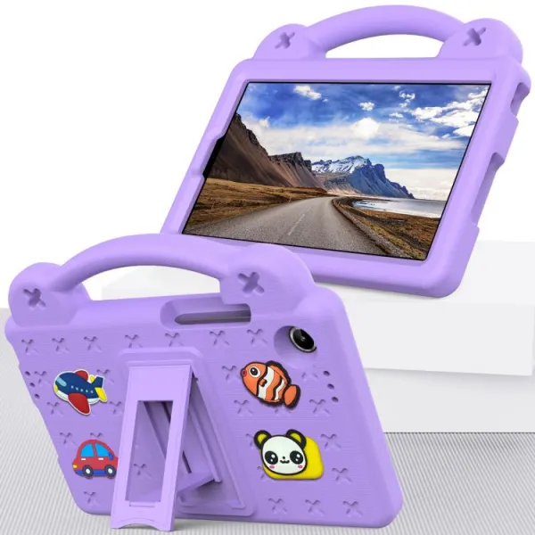 FANY Detský obal na tablet pre Lenovo Tab One / Lenovo Tab K9 fialový