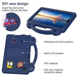 FANY Detský obal na tablet pre Lenovo Tab One / Lenovo Tab K9 tmavomodrý