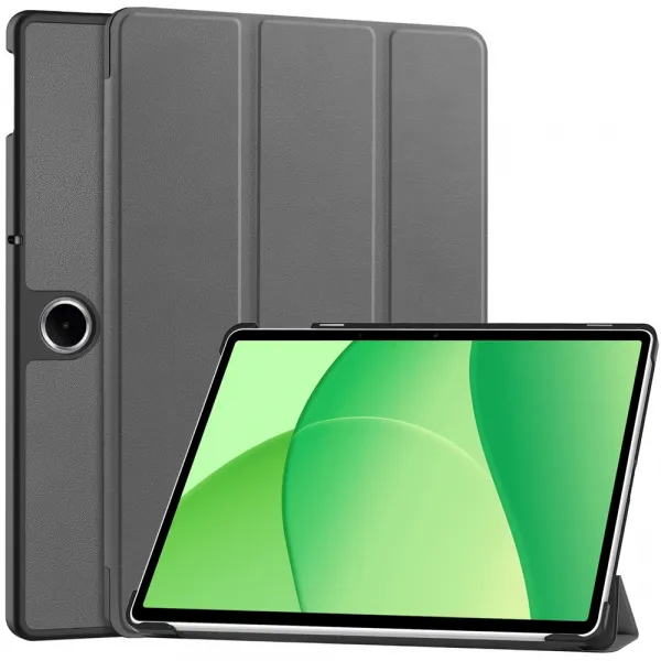 LEATHER Zaklápací kryt pre OnePlus Pad Lite šedý