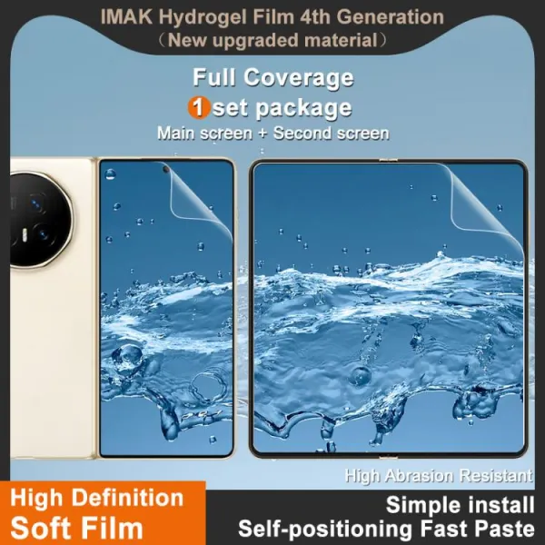 IMAK HYDROGEL SET Sada ochranných fólií pre Honor Magic V5