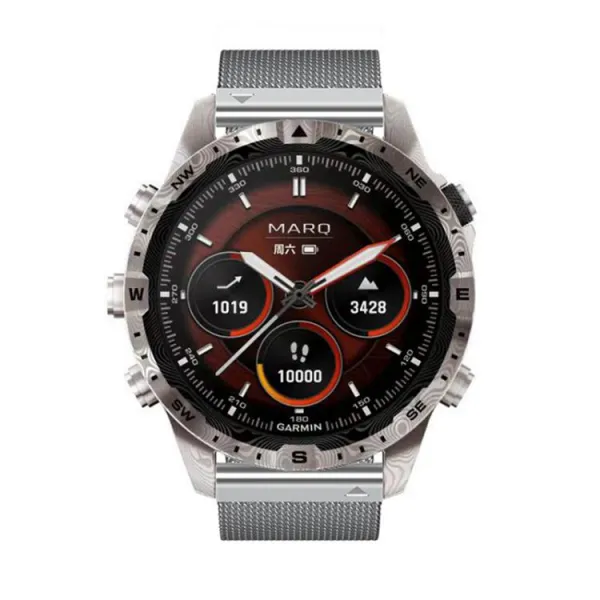 MILANESE Kovový remienok pre Garmin - šírka 26mm QuickFit strieborný
