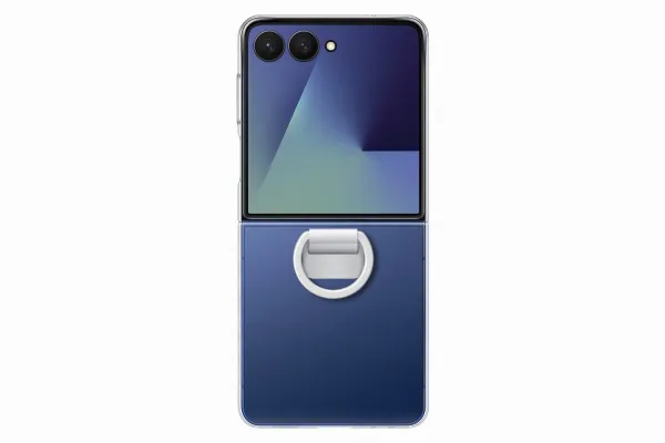 SAMSUNG CLEAR RING Kryt s držiakom Samsung Galaxy Z Flip7 5G priehľadný