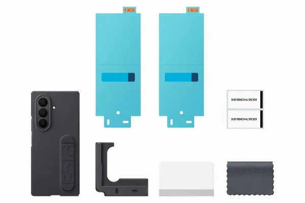 SAMSUNG SILICONE Ochranný kryt + fólia Samsung Galaxy Z Fold7 5G BLACK