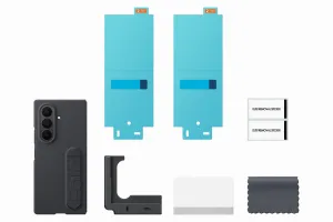 SAMSUNG SILICONE Ochranný kryt + fólia Samsung Galaxy Z Fold7 5G BLACK