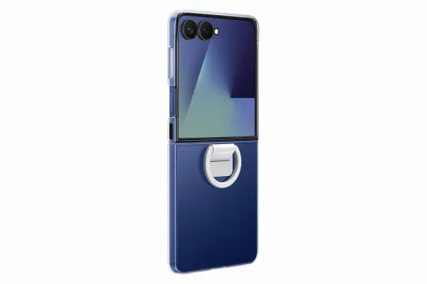 SAMSUNG CLEAR RING Kryt s držiakom Samsung Galaxy Z Flip7 5G priehľadný