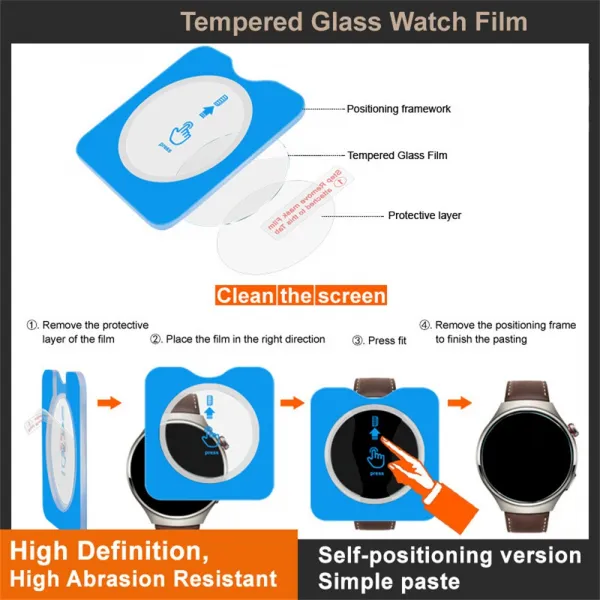IMAK EASY INSTALL Sklo na hodinky Samsung Galaxy Watch8 40mm