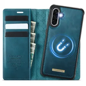 CASEME C49 Peňaženkový kryt 2v1 pre Samsung Galaxy A56 modrý
