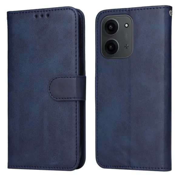 SMOOTH Peňaženkové puzdro pre Xiaomi Redmi 15C / Redmi 15C 5G modré